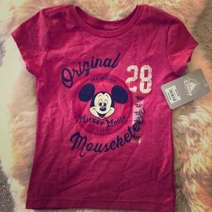 Mickey Mouse club t shirt size 2/3